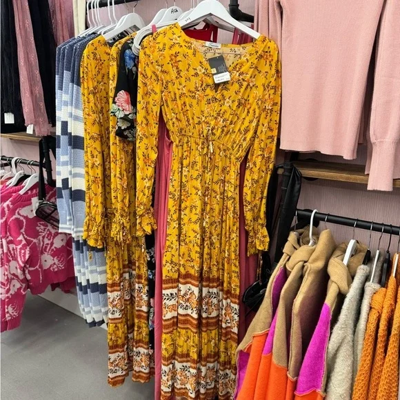 Long Flowy Boho Dress - Picture 4 of 4